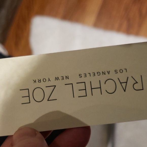 Nwt Rachel ZOEY black pull on shorts with silver buttons - Picture 3 of 7